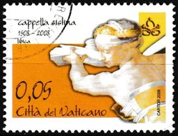 Timbre-poste Oblitéré - Libyan Sibyl Chapelle Sixtine Cappella Sistina - N° 1456 (Yvert) - Cité Du Vatican 2008 - Used Stamps