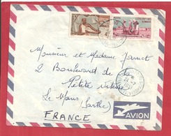 Y&T N°279+ DJIBOUTI    Vers FRANCE  1951 - Lettres & Documents