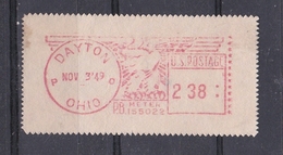 USA 1949 ATM DAYTON PRAGMA FRAMA AUTOMATIC  STAMPS AUTOMATPORTO AUTOMATENMARKEN AUTOMAT MÄRKE - Precancels