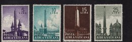 681825286 VATICAN 1959 POSTFRIS MINT NEVER HINGED POSTFRISCH EINWANDFREI SCOTT C35 C44 OBELISK OF ST JOHN LATERAN - Unused Stamps