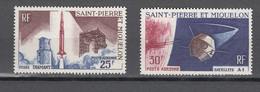 Saint Pierre Et Miquelon SPM 1966,2V In Set,aerospace,ruimtevaart,luft Und Raumfahrt,de L'aérospatial,MNH/Postfris(A3604 - North  America