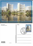 Onu,united Nations, Nations Unies, Bureau De Vienne , Entier Postal 2003 , Carte Fdc, Centre International De Vienne - Brieven En Documenten