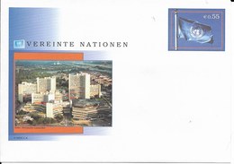 Onu,united Nations, Nations Unies, Bureau De Vienne , Entier Postal 2004 , Env Neuve, Drapeau - Covers & Documents