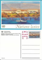 Onu,united Nations, Nations Unies,office De Genève, Entier Postal 2004 Surcharge, Carte Neuve, Bateau - Cartas & Documentos