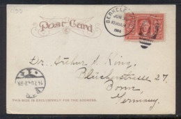 USA 1904 Jefferson PPC To Germany Sugar Beet Refinery - Other & Unclassified