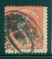 USA 1912-14 Sc#415 9c Salmon Red Franklin Perf 12 Wmk S/L FU Lot68965 - Autres & Non Classés