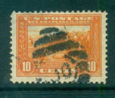 USA 1913 Sc#400A 10c Panama-Pacific Exposition Orange Perf 12 FU Lot67301 - Autres & Non Classés