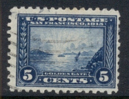 USA 1914-15 Sc#403 5c Panama-Pacific Exposition Perf 10 FU - Autres & Non Classés