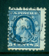 USA 1916-17 Sc#466 5c Blue Washington Perf 10 No Wmk FU Lot69064 - Sonstige & Ohne Zuordnung