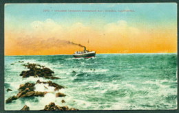 USA 1920c Steamer Crossing Humboldt Bar, Eureka, California, Used Un-franked To Oregon - Sonstige & Ohne Zuordnung