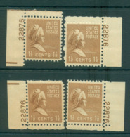 USA 1938 Sc#805 Martha Washington 4x Position PNS#22876 MLH Lot55947 - Autres & Non Classés