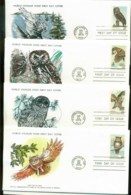 USA 1978 WWF,Owls, Birds ,Franlkin Mint (with Inserts) 3xFDC Lot79624 - Other & Unclassified