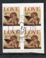 USA 1995 Love 32c Blk4 FU - Otros & Sin Clasificación