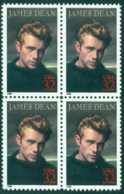 USA 1996 Sc#3082 James Dean Blk 4 MUH Lot33762 - Otros & Sin Clasificación