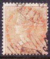 INDIA 1858 QV 2 Anna Orange SG44 Used - 1858-79 Kolonie Van De Kroon