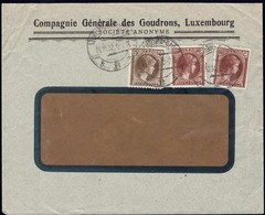 1932 Lettre Commerciale Compagnie Générale Des Goudrons, Luxembourg, Michel:2x171,189 - Covers & Documents