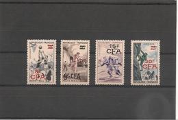 C.F.A. RÉUNION SPORT Années  1955/56 . N° Y/T : 326/27-329/30**  Côte :36,50 € - Nuevos