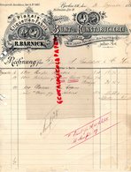 ALLEMAGNE- BERLIN- RARE LETTRE R. BARNICK-BUNT U KUNSTDRUCKEREI-LAGER VON WEIN-LIQUEUR-PARFUMERIE-1890 FABRIK PLAKATE - Chemist's (drugstore) & Perfumery