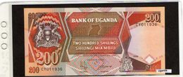 Banconota Uganda 200 Shilingi Miambili - Uganda