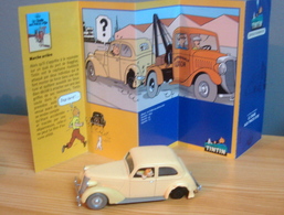 Voiture AMILCAR De 1938, IMPERIA, HOTCHKISS Entre Autres, 1/43 De Tintin Le Crabe Aux Pinces D'Or, TINTIN - Tintin