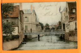 LIP412, Auxi Le Château, Pont Sur L'Authie, édit. J. Vasseur, Précurseur, Animée, Circulée Timbre Décollé - Auxi Le Chateau