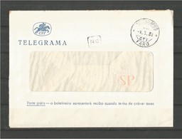 Portugal Algarve Telegrama Faro Marca De Dia Telégrafos "Tipo 1944" Telegraphs Télégraphes Telegram Telegramma Telegramm - Lettres & Documents