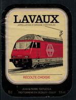 Rare // Etiquette De Vin // Trains  // Lavaux, Récolte Choisie - Trains