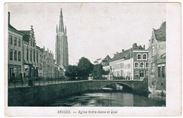 Brugge, Bruges, L'Eglise Notre Dame Et Quai (pk52235) - Damme