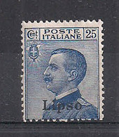 COLONIE ITALIANE     LIPSO     1912     SOPRASTAMPATI    SASS.  5  MLH   VF - Aegean (Lipso)