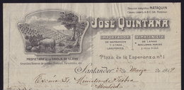 SPAIN - Cantabria - SANTANDER - JOSE QUINTANA -INVOICE RECHNUNG FAKTURA 1919 (see Sales Conditions) - Spanje