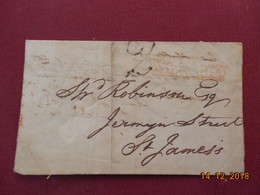 Lettre De Grande Bretagne De 1831 A Destination De St Jamess - ...-1840 Prephilately
