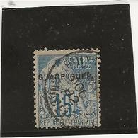 GUADELOUPE - N° 19 AD -VARIETE ERREUR SURCHARGE GUADELOUEP-ANNEE 1891 - COTE :110 € - Used Stamps