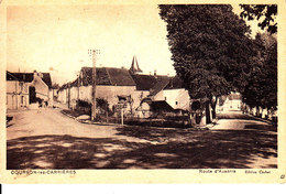 89.  Yonne :  Courson Les Carrières . : Route D ' Auxerre . - Courson-les-Carrières