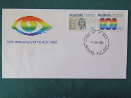 Australia 1982 FDC Cover - ABC Radio - Storia Postale