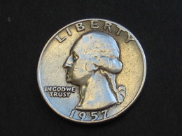 25 Cents - Quarters  1957 Washington  - Etats-Unis - United States - USA **** EN ACHAT IMMEDIAT **** - 1932-1998: Washington