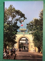 MACAU BEFORE 1999 THE BORDER GATE SEEN FROM MACAU TO CHINA, BOTH FLAGS - Macau