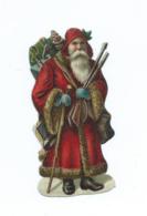 Ancienne Chromo-découpi, Père-Noël, Santa Klaus, N° 5 - Christmas