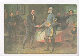 LET US HAVE PEACE 1865, Lee's Surrender To Grant, Unused Postcard [22493] - Presidents