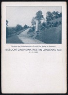 C0733 - Lunzenau - Werbekarte Werbung Anlaßkarte - Heimatfest - Denkmal Max Vogler - Lunzenau