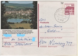 Bad König - Ganzsache Bildpostkarte BPK 1985 - Bad König