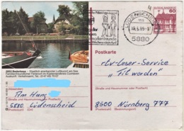 Bad Bederkesa - Ganzsache Bildpostkarte BPK 1985 - Bad Bederkesa