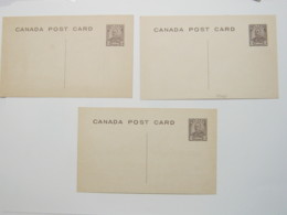 CANADA , 3 Postcards With Picture - 1903-1954 Rois