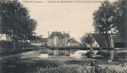 (CPA 89) TREIGNY  /  Château De Boutissaint Et Source Sainte Langueur  - - Treigny