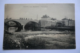 CPA 15 CANTAL ARPAJON SUR CERE. Vue Du Pont. - Arpajon Sur Cere