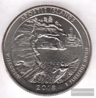 U.S. Km-number. : 2018 Stgl./unzirkuliert Apostle Iceland National Lakeshore Stgl./unzirkuliert 2018 25 Cent Apostle Ice - 2010-...: National Parks