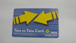 India-top Up-tata Indicom Card-(38u)-(rs.150)-(new Delhi)-(30day After)-used Card+1 Card Prepiad Free - India