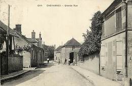 - Yonne - Ref-A358 - Chevannes - Grande Rue - Carte Bon Etat - - Chevannes