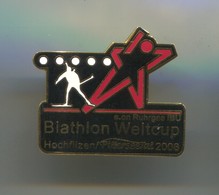 BIATHLON - World Cup, Hochfilzen, Enamel Pin, Badge, Abzeichen - Biathlon