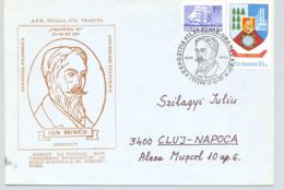 74752- ION MINCU, ARCHITECT, SPECIAL COVER, 1982, ROMANIA - Brieven En Documenten