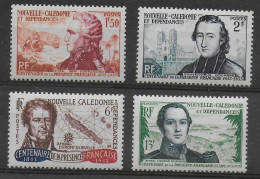 CALEDONIE - ANNEE 1953 COMPLETE - YVERT N°280/283 *  MLH - COTE = 44 EUR. - AMIRAUX - Ungebraucht